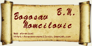 Bogosav Momčilović vizit kartica